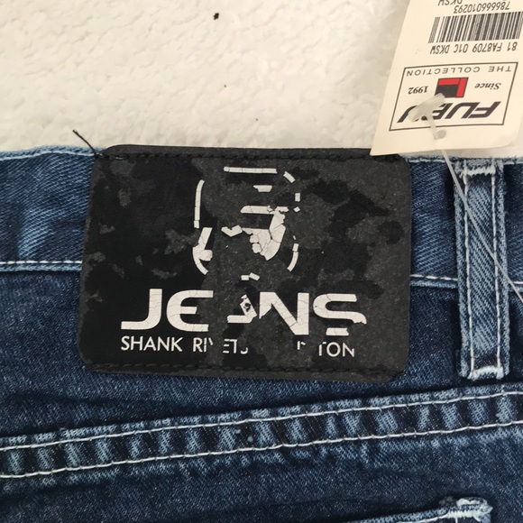 Y2K Fubu Wide Leg Button Up Jeans - Picture 6 of 6